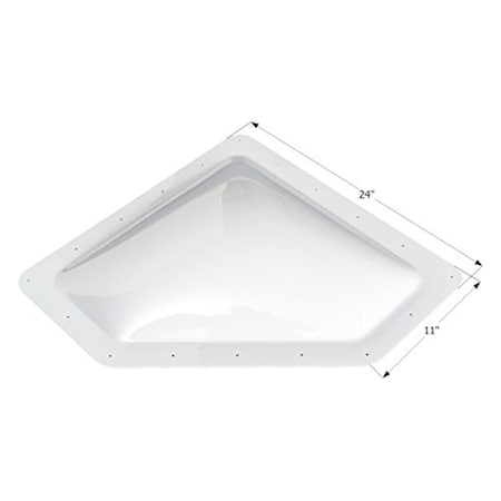 Happylight RV Skylight, White HA2604424